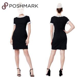 NWOT Betsy Johnson Pearl Embellished dress in black (Size 8)
